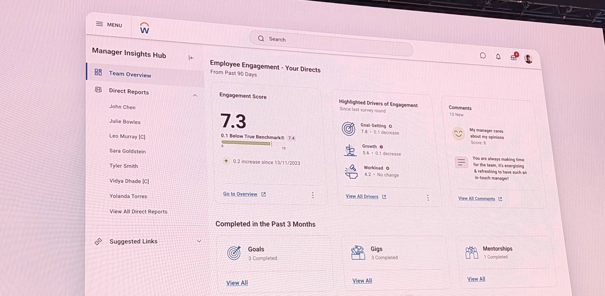 Manager Insights Hub
